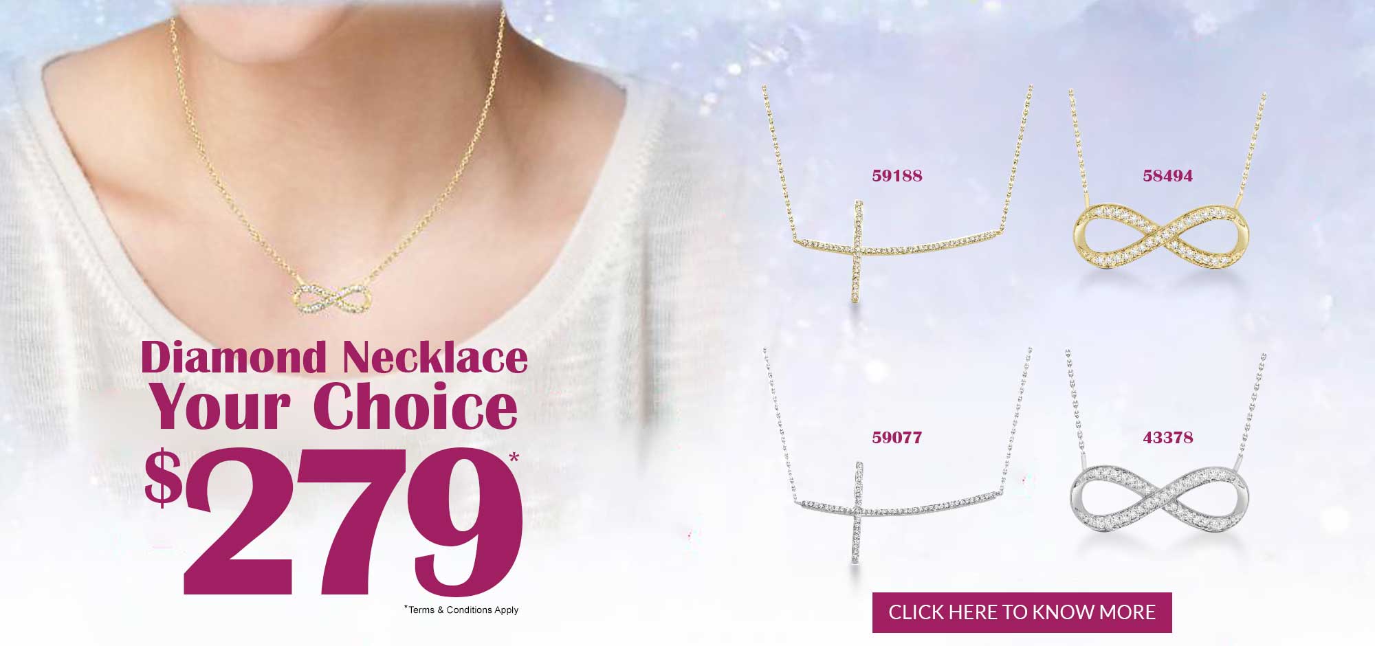 Diamond Necklace Sale at Baggett's Jewelry